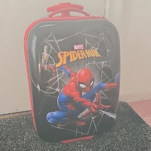 Marvel Spider-Man Red and Black Kids Luggage